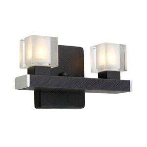 Tenno 2 Light Wall Flush Mount Sconce Eglo Lighting Antique Brown Finish 20181A